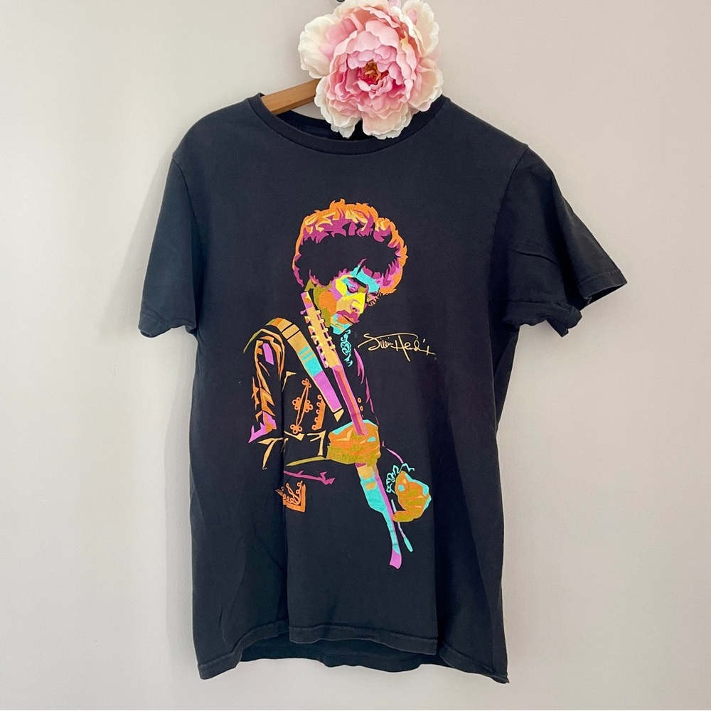 🎯3/$10 Jimi Hendrix T-Shirt Tee Small Cotton